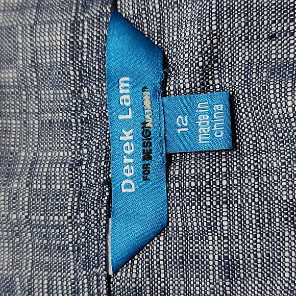 NWOT Derek Lam Indigo Blue Comfy Button Down w/Pockets Jumper Dress Sz. 12 - Picture 8 of 10